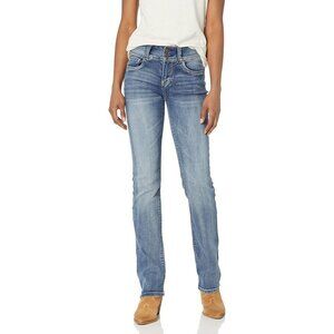 Women's Slim Bootcut Jeans Eco-Friendly Mid-Rise 15